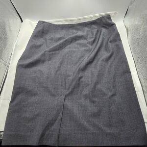 Brooks Brothers Classic Gray Pencil Skirt Size 14 Explorer